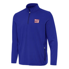 Antigua Perilous Quarter-Zip Pullover Top - New York Giants Pullover