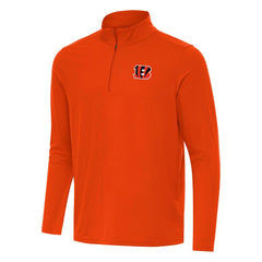 Antigua Intent Quarter-Zip Pullover Top - Cincinnati Bengals Pullover
