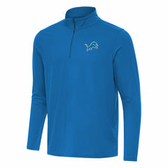 Antigua Intent Quarter-Zip Pullover Top - Detroit Lions Pullover