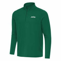 Antigua Intent Quarter-Zip Pullover Top - New York Jets Pullover