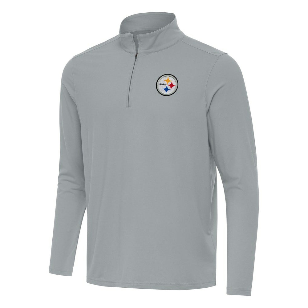 Antigua Intent Quarter-Zip Pullover Top - Pittsburgh Steelers Pullover