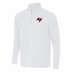 Antigua Intent Quarter-Zip Pullover Top - Tampa Bay Buccaneers Pullover