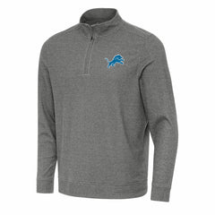 Antigua Subtle Quarter-Zip Top - Detroit Lions Tops