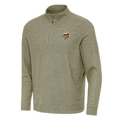 Antigua Subtle Quarter-Zip Top - Minnesota Vikings Tops