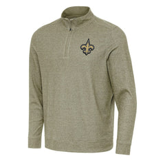 Antigua Subtle Quarter-Zip Top - New Orleans Saints Tops