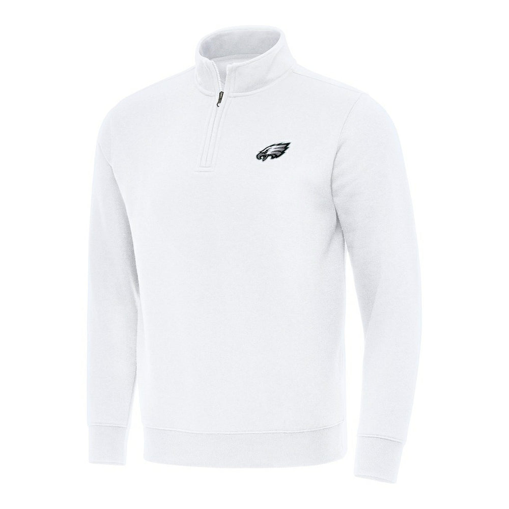 Antigua Victory Quarter-Zip Pullover Top - Philadelphia Eagles Pullover