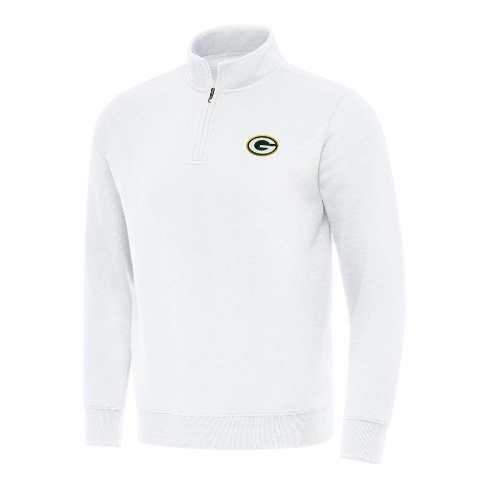 Antigua Victory Quarter-Zip Pullover Top - Green Bay Packers Pullover