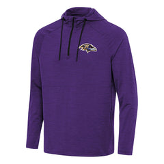 Antigua Spikes Quarter-Zip Pullover Hoodie - Baltimore Ravens Hoodies