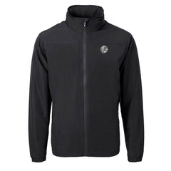 Black New York Yankees Cutter & Buck Charter Eco Recycled Full-Zip Hoodie Jacket
