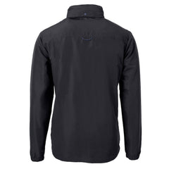Black New York Yankees Cutter & Buck Charter Eco Recycled Full-Zip Hoodie Jacket