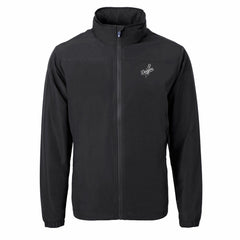 Black Los Angeles Dodgers Cutter & Buck Charter Eco Recycled Full-Zip Hoodie Jacket