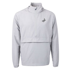Gray Los Angeles Dodgers Cutter & Buck Charter Eco Recycled Anorak Half-Zip Hoodie Jacket