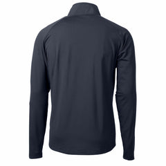 Navy Los Angeles Dodgers Cutter & Buck Adapt Eco Hybrid Raglan DryTec Quarter-Zip Jacket