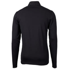 Black Seattle Mariners Cutter & Buck Virtue Eco Pique Quarter-Zip Jacket