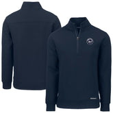 Navy New York Mets Cutter & Buck Roam Eco Quarter-Zip Jacket
