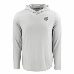 Gray Milwaukee Brewers Cutter & Buck Coastline Epic Comfort Eco Recycled Hoodie T-Shirt