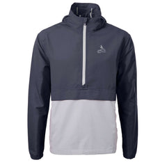 Navy St. Louis Cardinals Cutter & Buck Charter Eco Recycled Anorak Half-Zip Hoodie Jacket