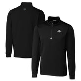 Black San Francisco Giants Cutter & Buck Big & Tall Traverse DryTec Quarter-Zip Jacket