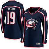 NHL Adam Fantilli Columbus Blue Jackets Fanatics Women's Home Premier Breakaway Player Jersey Breakaway Jersey