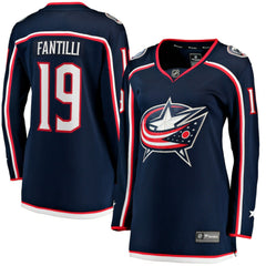 NHL Adam Fantilli Columbus Blue Jackets Fanatics Women's Home Premier Breakaway Player Jersey Breakaway Jersey
