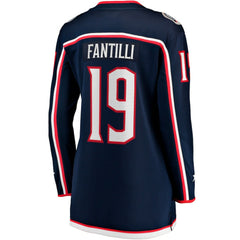 NHL Adam Fantilli Columbus Blue Jackets Fanatics Women's Home Premier Breakaway Player Jersey Breakaway Jersey