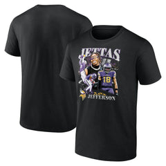 Justin Jefferson Notorious Player Graphic T-Shirt - Minnesota Vikings T-shirts