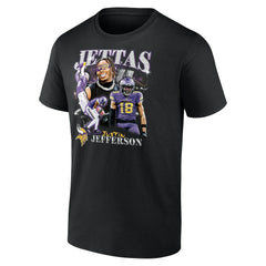 Justin Jefferson Notorious Player Graphic T-Shirt - Minnesota Vikings T-shirts