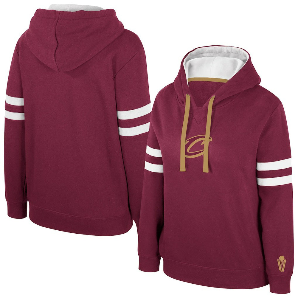 Cleveland Cavaliers Stadium Essentials Women's Road Game Pullover Hoodie sale