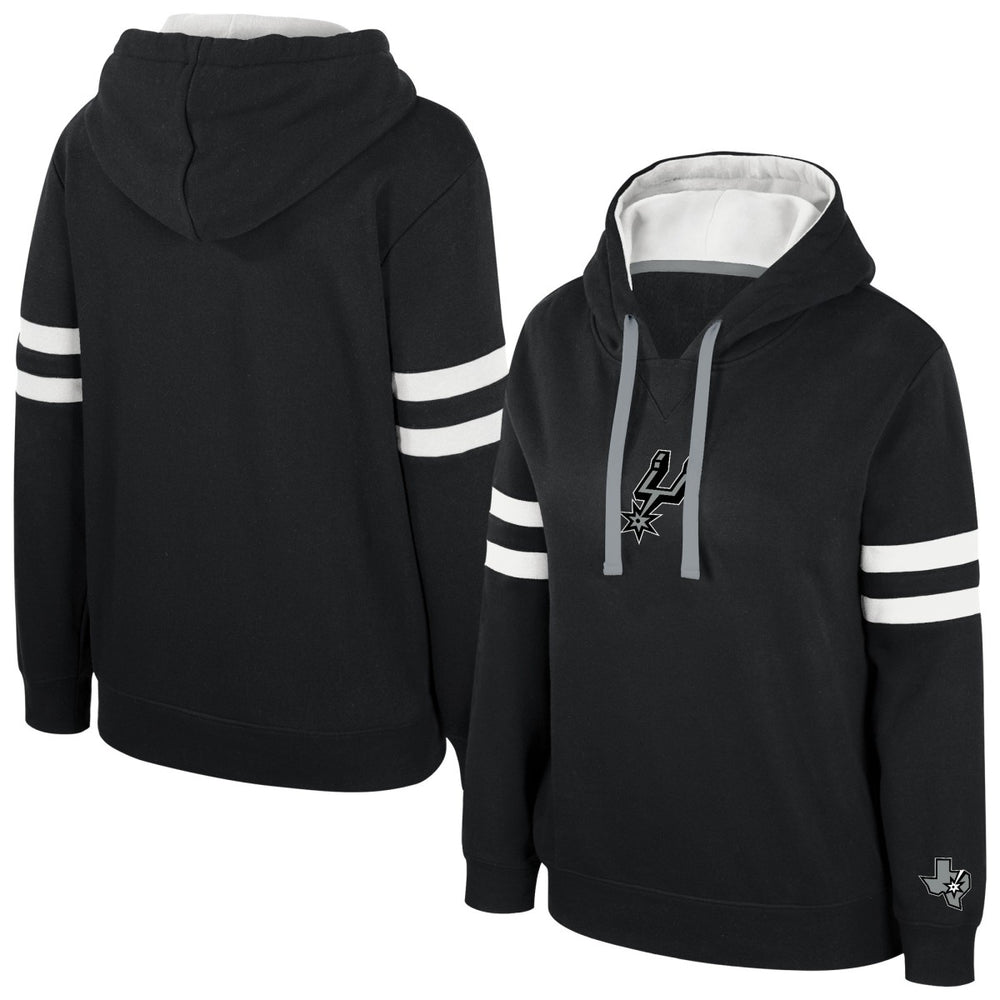 San Antonio Spurs Stadium Essentials Women's Road Game Pullover Hoodie