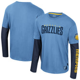 Memphis Grizzlies Stadium Essentials Unisex Spectator 2fer Long Sleeve T-Shirt