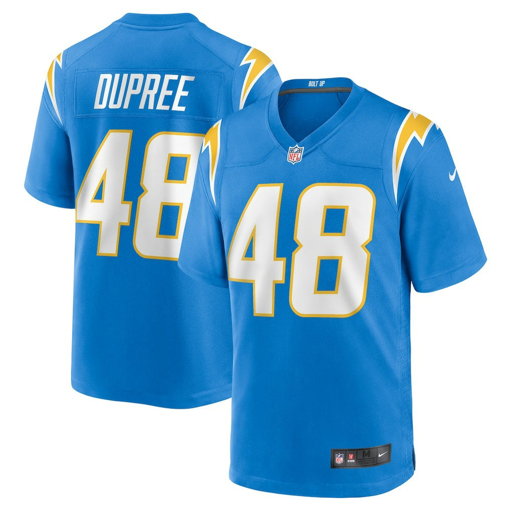 Bud Dupree Team Game Jersey - Los Angeles Chargers Jerseys