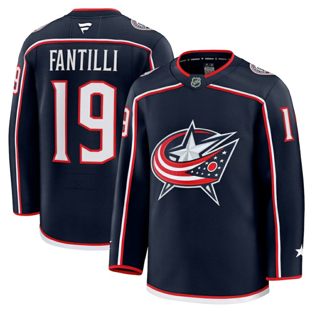 NHL Adam Fantilli Columbus Blue Jackets Fanatics Home Premium Jersey