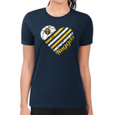 Denver Nuggets G-III 4Her by Carl Banks Women's Super-Slim Fit Lightweight Heart Team T-Shirt sale