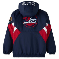 NHL Winnipeg Jets OVO x Starter Half-Zip Hooded Jacket