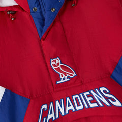 NHL Montreal Canadiens OVO x Starter Half-Zip Hooded Jacket
