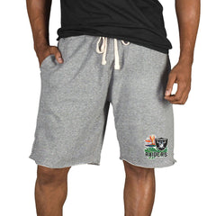 Concepts Sport Mainstream Tri-Blend Shorts - Las Vegas Raiders Shorts