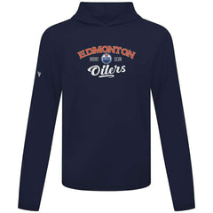 NHL Edmonton Oilers Levelwear Anthem Ice Wall Pullover Hoodie