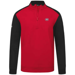 NHL Montreal Canadiens Levelwear Bayou Insignia Core Quarter-Zip Pullover Top