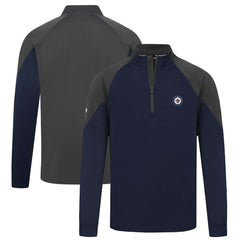 NHL Winnipeg Jets Levelwear Cadet Insignia Core Quarter-Zip Pullover Top