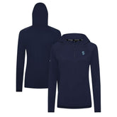 NHL Seattle Kraken Levelwear Women's Raven Insignia Core Quarter-Zip Jacket