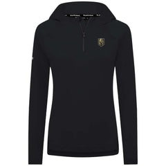 NHL Vegas Golden Knights Levelwear Women's Raven Insignia Core Quarter-Zip Jacket