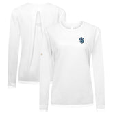 NHL Seattle Kraken Levelwear Women's Sequoia Primary Logo Long Sleeve T-Shirt