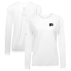 NHL Philadelphia Flyers Levelwear Women's Sequoia Primary Logo Long Sleeve T-Shirt