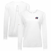 NHL Columbus Blue Jackets Levelwear Women's Sequoia Primary Logo Long Sleeve T-Shirt