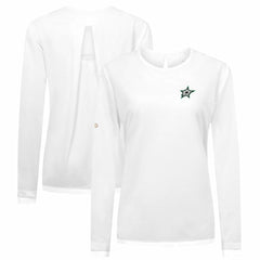 NHL Dallas Stars Levelwear Women's Sequoia Primary Logo Long Sleeve T-Shirt