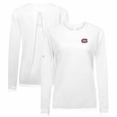 NHL Montreal Canadiens Levelwear Women's Sequoia Primary Logo Long Sleeve T-Shirt
