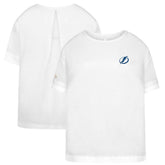 NHL Tampa Bay Lightning Levelwear Women's Tulip Primary Logo T-Shirt