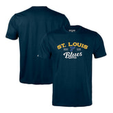 NHL St. Louis Blues Levelwear Richmond Ice Wall T-Shirt