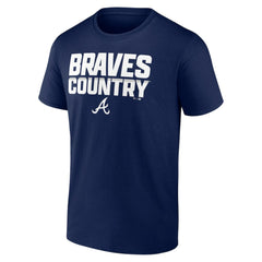 Navy Atlanta Braves October Baseball T-Shirt