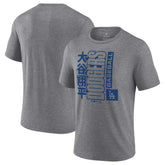Heather Gray Shohei Ohtani Los Angeles Dodgers Tri-Blend T-Shirt